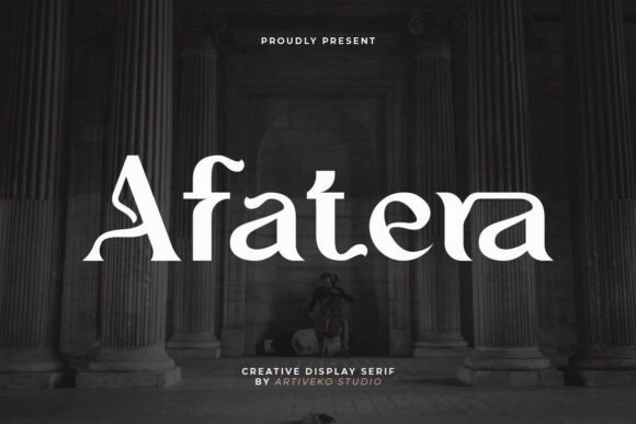 Afatera: The Premium Serif Font for Handmade Branding