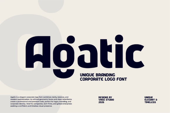 Agatic: The Premium Sans Serif Font for Modern Web Design