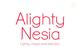 Alighty Nesia: The Modern Typeface for Scroll-Stopping Marketing
