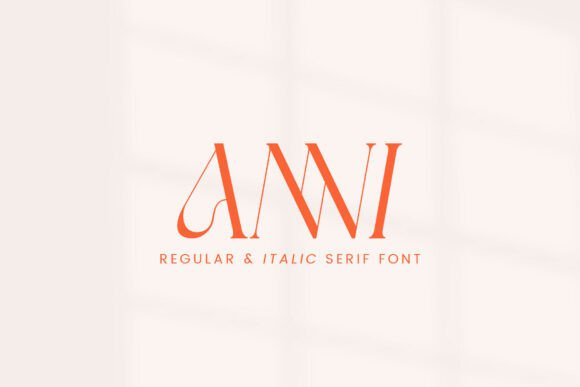 Anni: A Modern Serif Typeface for Elevated Web Design