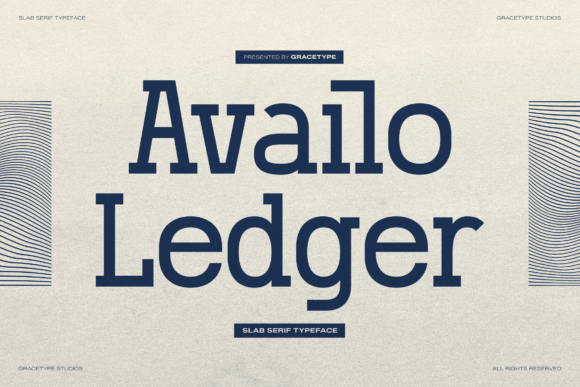 Availo Ledger: A Sophisticated Slab Serif for Modern Web Design