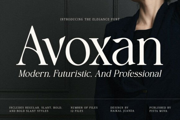 Avoxan: The Serif Font That Elevates Small Business Branding