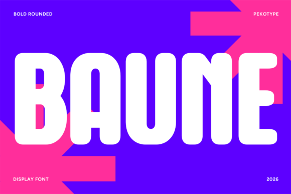 Baune: The Bold Sans Serif Font for Scroll-Stopping Marketing