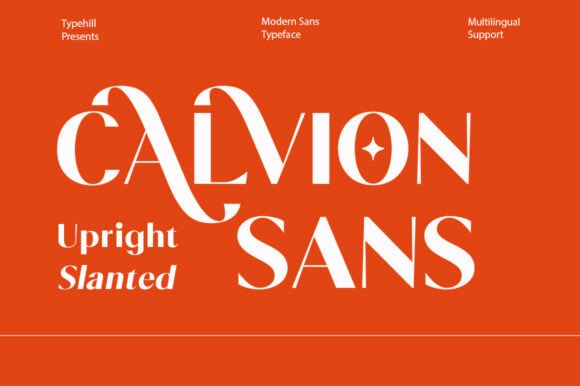 Calvion Sans: The Modern Typeface for Professional Branding