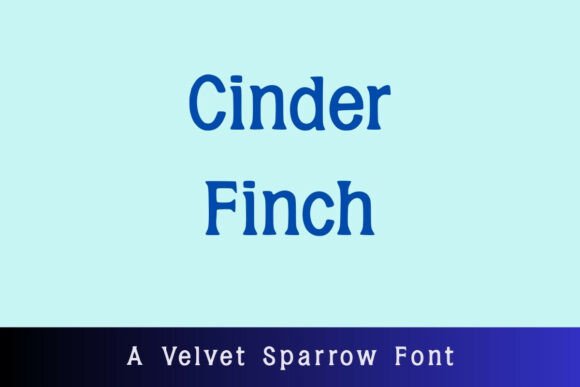 Cinder Finch: The Perfect Display Font for Editorial Design