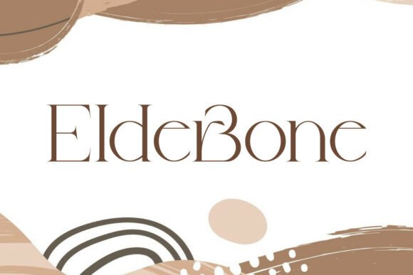 Elderbone: The Serif Typeface for Quiet Luxury Editorial Design