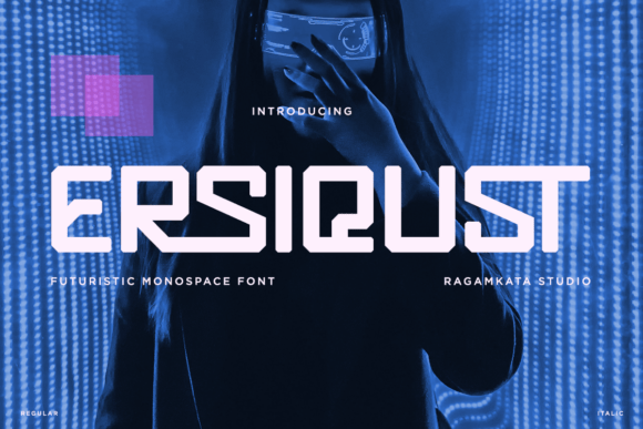 Ersiqust: The Futuristic Monospace Sans for Modern Branding