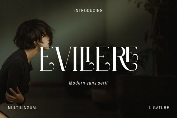 Eviliere: A Modern Sans Serif Typeface for Bold Brand Identity