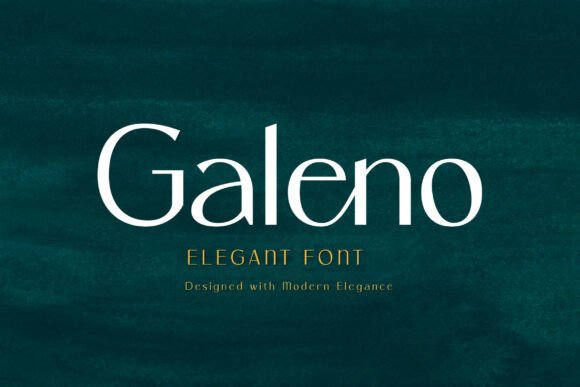 Galeno: The Modern Serif Font for Handmade Labels and Prints