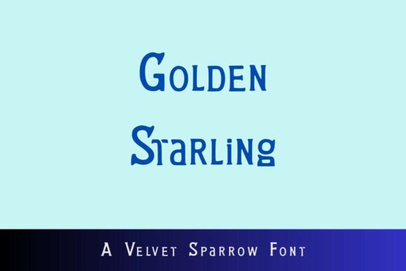 Golden Starling: A Premium Display Typeface for Modern Web Design