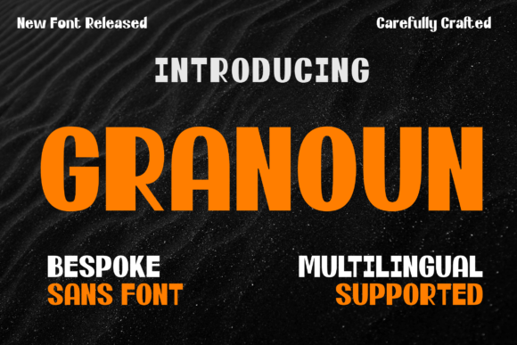 Granoun: The Bold Sans Serif Typeface for High-Impact Web Design
