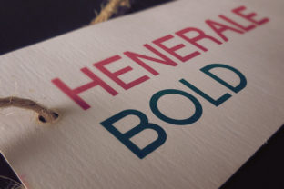 Henerale Bold: The Geometric Sans Serif for Modern Editorial Design