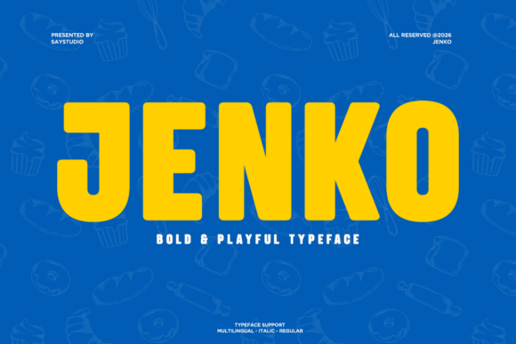 Jenko: The Bold Sans Serif Font for Scroll-Stopping Campaigns
