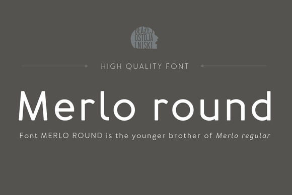 Merlo Round: The Friendly Typeface for Modern Web Design