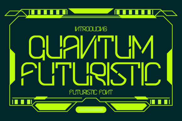 Quantum Futuristic: A Sleek Display Typeface for Modern Branding