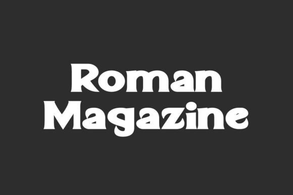 Roman Magazine: The Perfect Serif Font for Handmade Labels and Prints