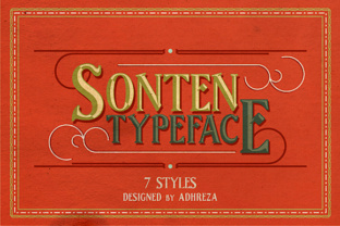 Sonten Typeface: Elevating Editorial Design with a Warm Serif
