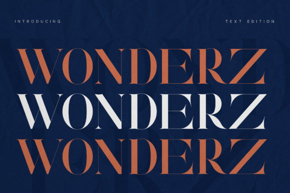 Wonderz Elite: The Premium Serif Font for Scroll-Stopping Campaigns